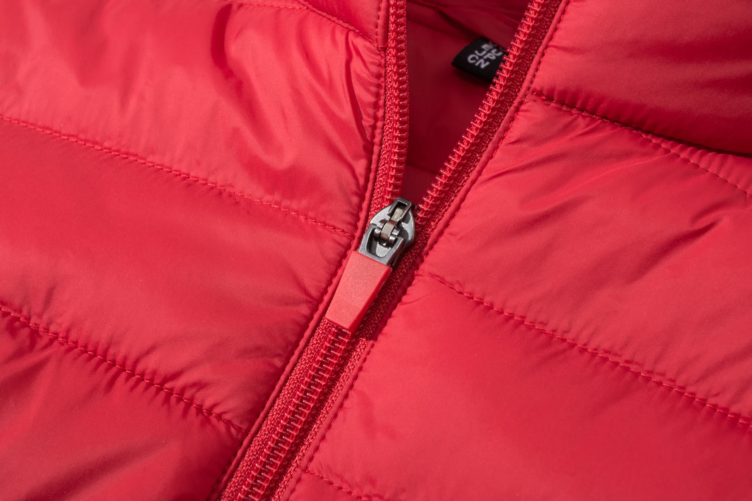 TACVASEN Winter Quilted Puffer Jackets Womens Lightweight Stand Collar Full Zip Up Down Coat Windproof 4 Pockets Thermal Outwear