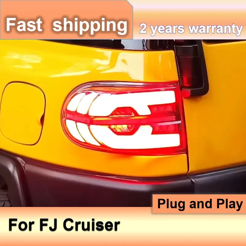 اكسسوارات السيارات لتويوتا FJ كروزر أضواء خلفية 2006-2020 FJ كروزر المصابيح الخلفية لمبة خلفية DRL الضباب الفرامل بدوره إشارة عكس