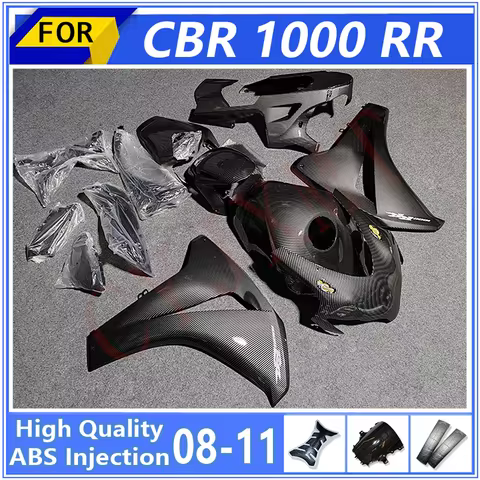 Full Cover Carbon Fibre Motorcycle Fairings for CBR1000RR CBR1000 2008-2011 Fairing Kit CBR 1000 RR 08 09 10 11 Bodywork Housing