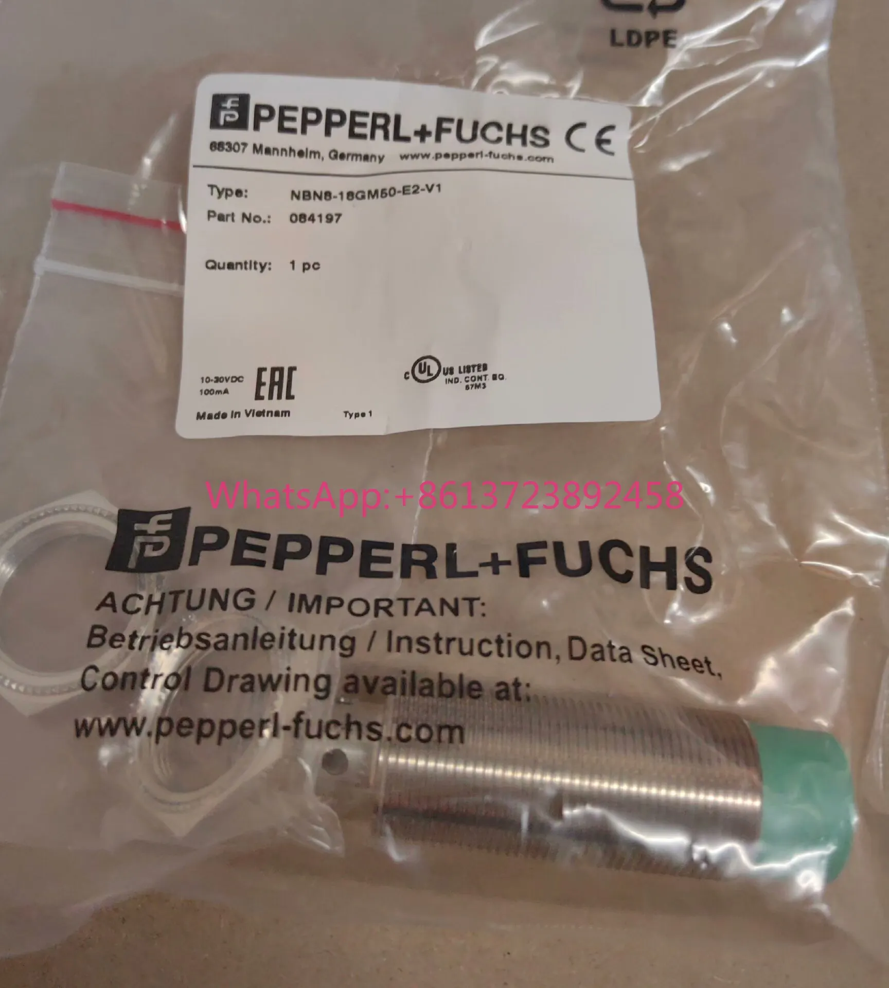 

Pepperl + Fuchs NBN8-18GM50-E2-V1in stock