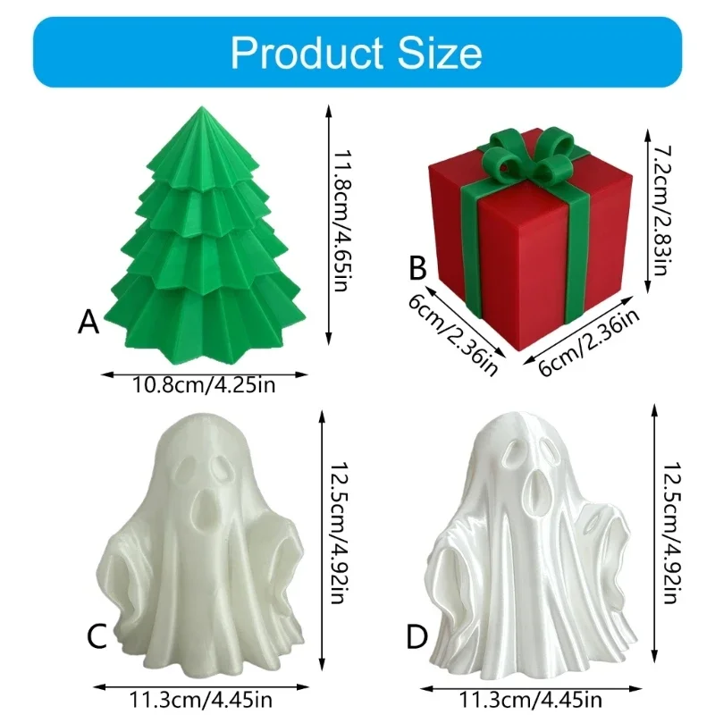 Strong Plastic Trailer Hitch Cover Christmas Themed Decoration Prevents Receiver Corrosion Printed Technology Decors X37F