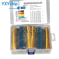 2600pcs/lot 130 Values 1/4w 0.25w 1% Metal Film Resistors Assorted Pack Kit Set 1 Ohm~3M Ohm