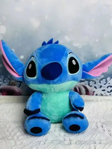18cm Original Plush Stitch Baby Movie Cartoon Model Doll Children Action Figures Stuffed Toys Pendant Gifts