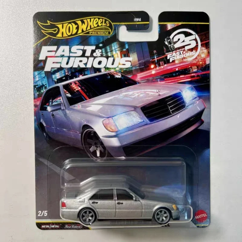 Neues Hot Wheels HNW46 Fast & Furious N Case Serise Mercedes-Benz 500 SEL Druckguss-Modellauto, Spielzeug, Überraschungs-Sammlung, Modellauto
