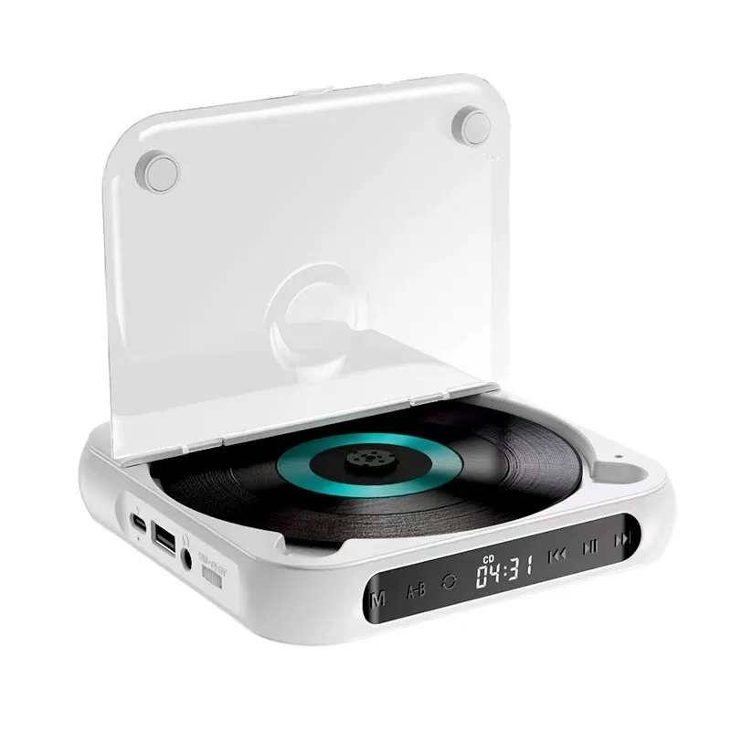 

Creative CD Player Record Player Disc Player Bluetooth Speaker Retro CD Player Gift Bundle