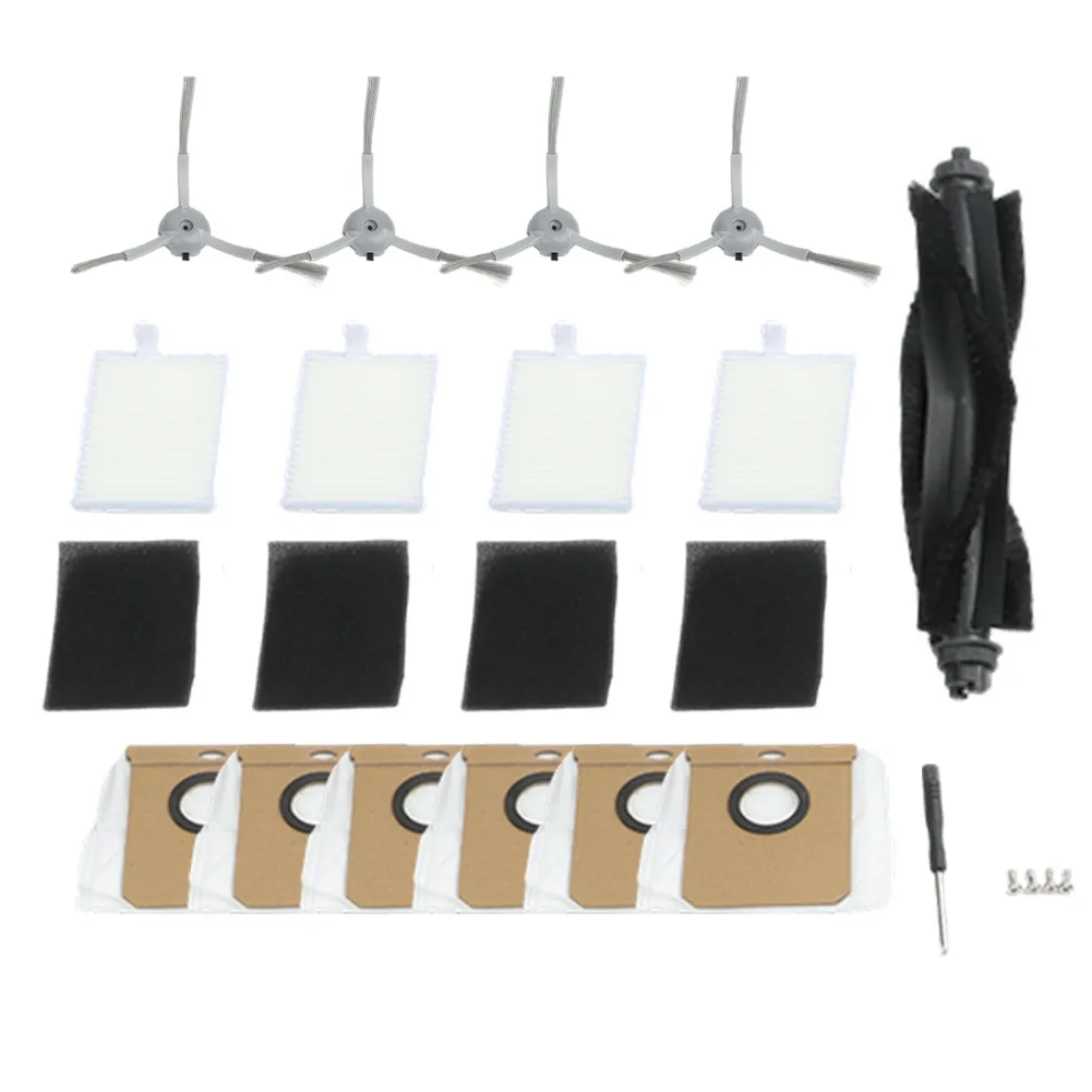 For Eufy for l60 for hybrid Vacuum Cleaner Accessory Set Main Brush and Mop Cloths to Enhance Your Home Cleaning Experience