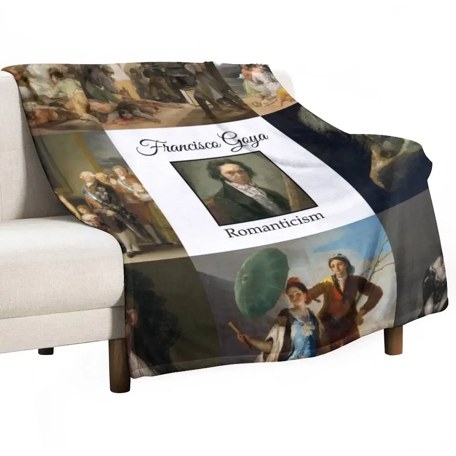 

Francisco Goya Popular Works Collage Throw Blanket Sofa Throw Furry Sofas Blankets