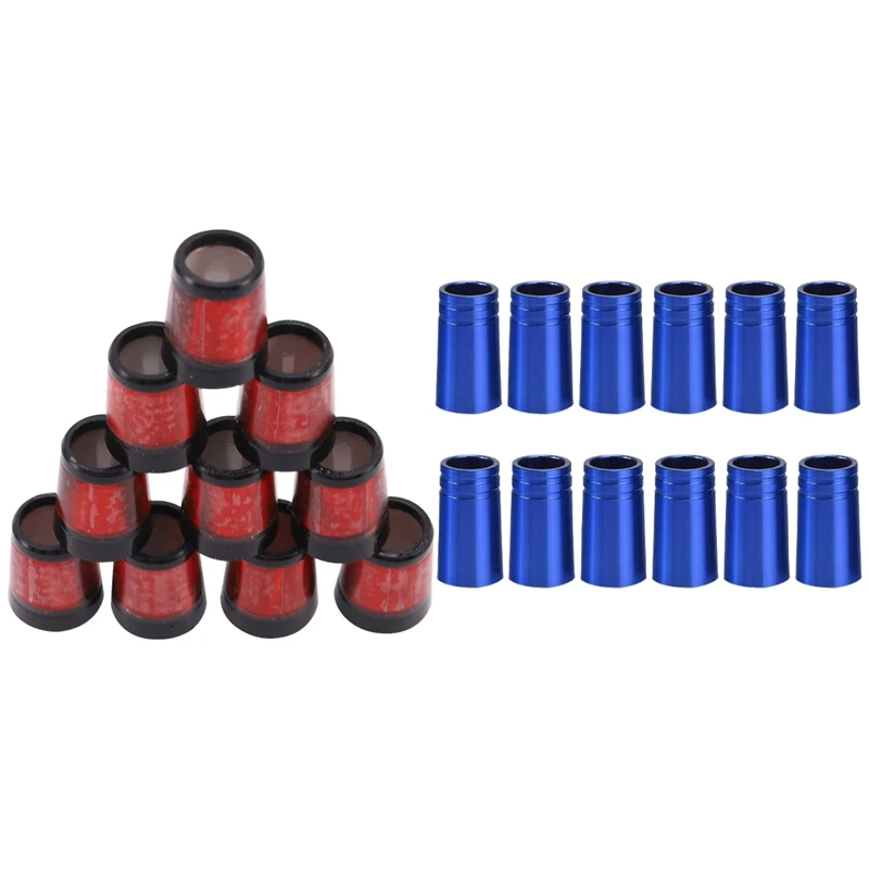 22Pcs Golf Tip Ferrules Rings For Golf Wood Ferrule Driver Fairway Wood - 10Pcs .335 & 12Pcs .370