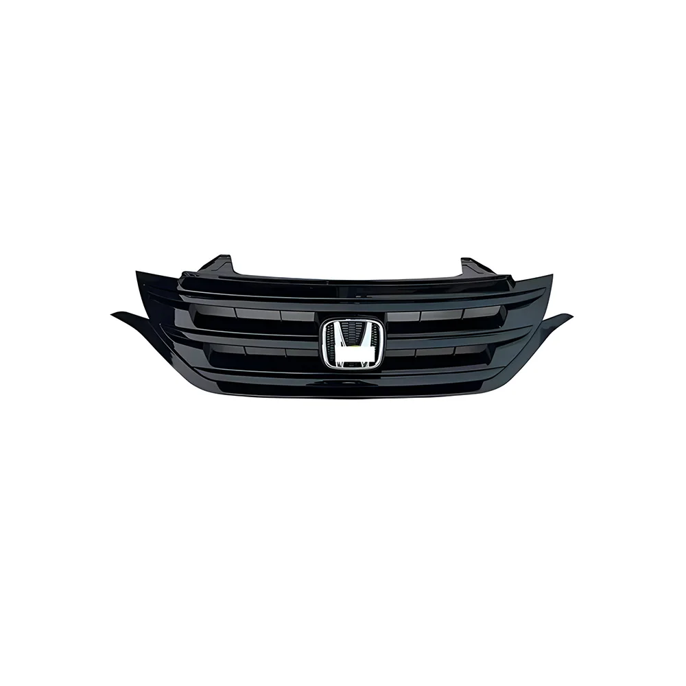 For Honda CRV 2012 2013 2014 Bright black front grille Modified front grille Radiator protection Auto Parts Replace installation