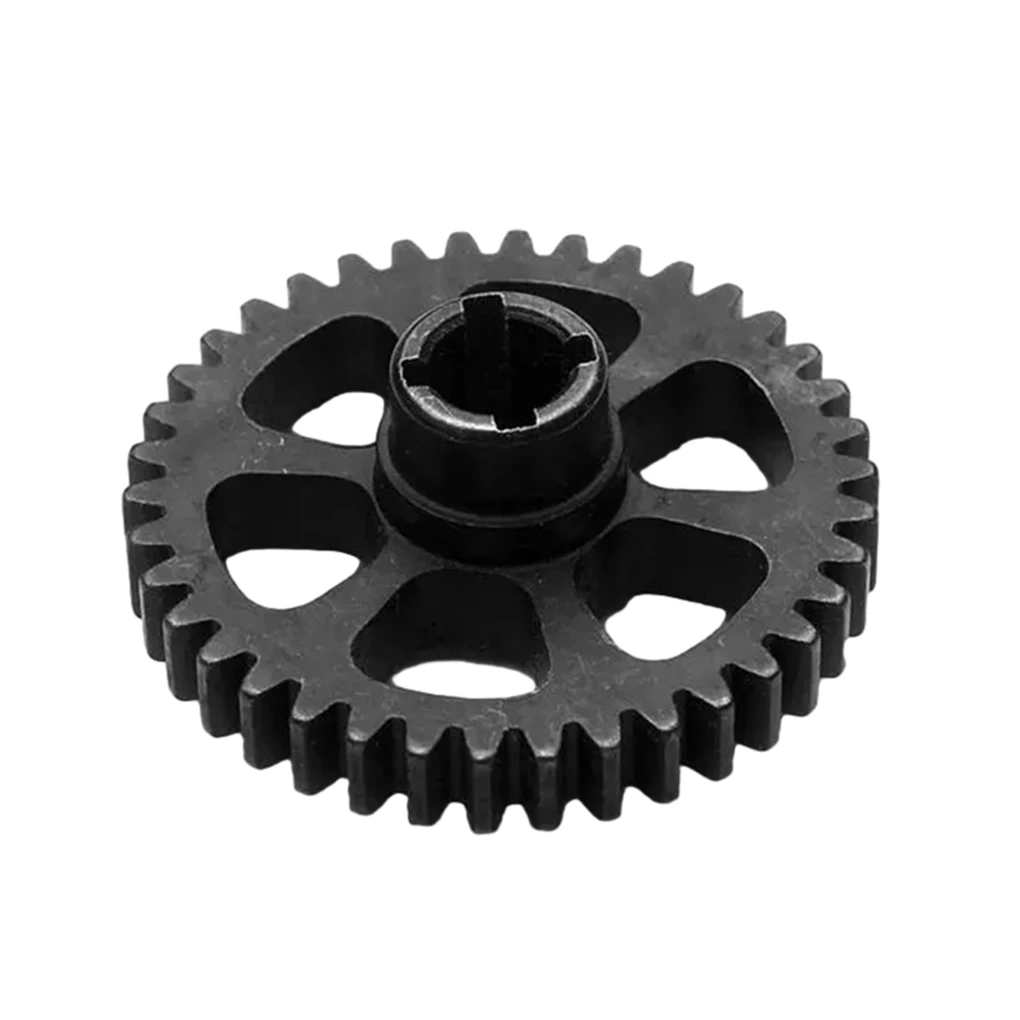 Black 38T Metal Diff Main Gear 17T Motor Pinion Gear For 1 18 Wltoys A949 Metal Diff Main Gear 17T