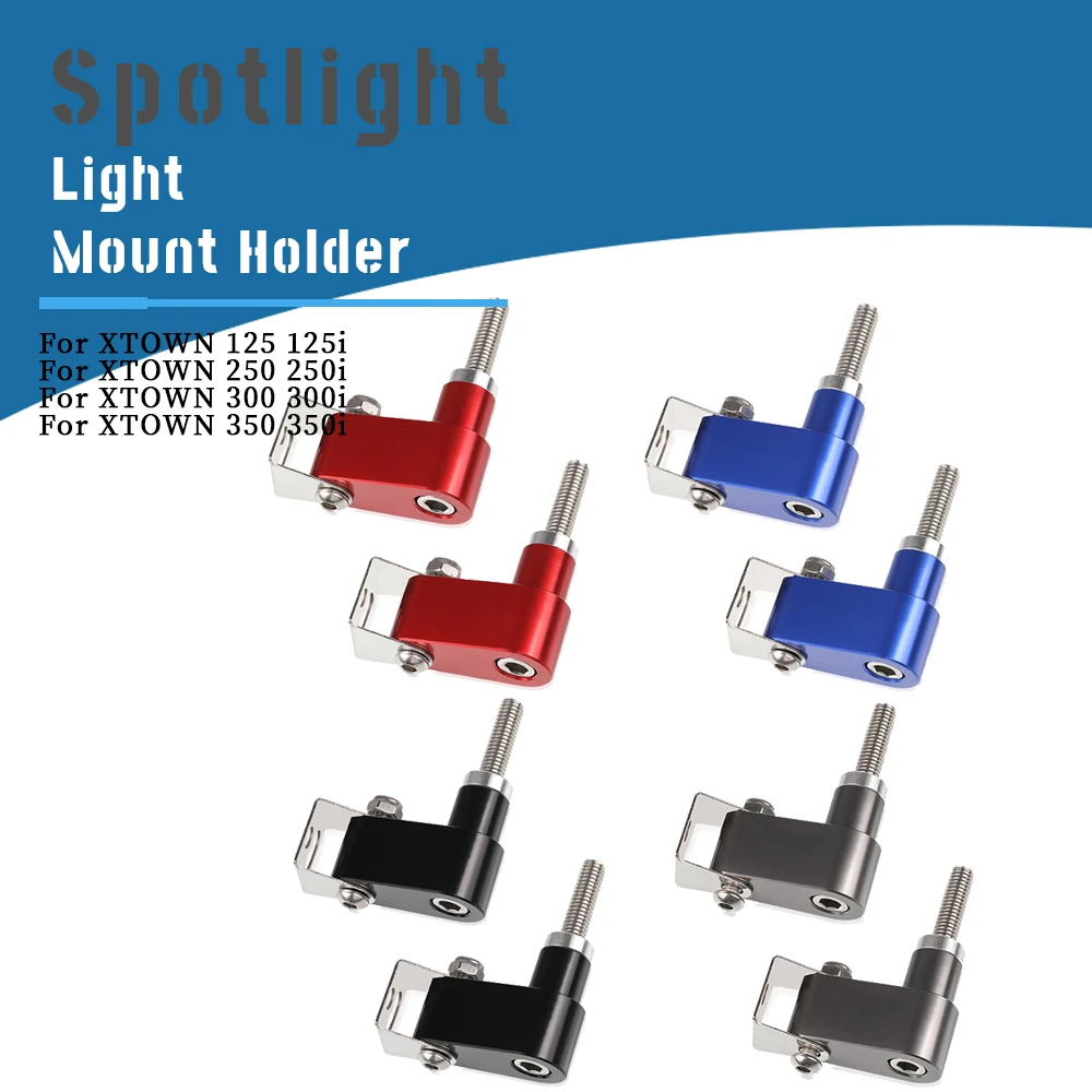 

For KYMCO Xciting 250 300 400 S400 S350 AK550 CT250 CT300 Motorcycle Lower Fork Spotlight Holder Lights lamp Mounting bracket