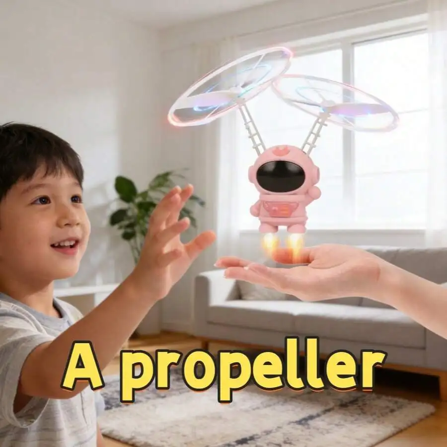 

2026 New Astronaut Sensor Aircraft, Hover Flying Gesture Sensing Toy, Smart Sensing, Cosmic Starry Astronaut New Model Upgraded Flying Helicopter Children's Toy Gift, New Year Gift