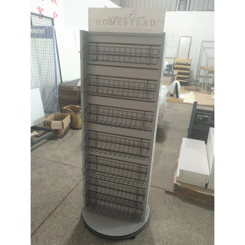 Custom.Outlet Store تركيبات الملابس متجر الخشب جندول القماش Slatwall عرض رفوف