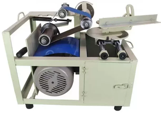 Electric Sliding Beveling Machine Portable Stair Handrail Groove Motor Stainless Square Round Pipe Arc Grinding Polishing
