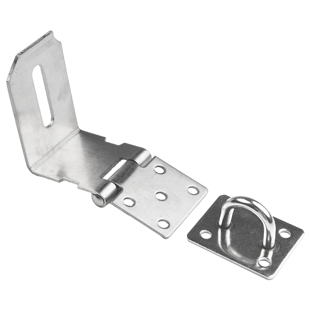 for durable Stainless Steel Lock Hasp and Staple, Reliable Protection for Your Valuables, Perfect for Drawers and Cabinets