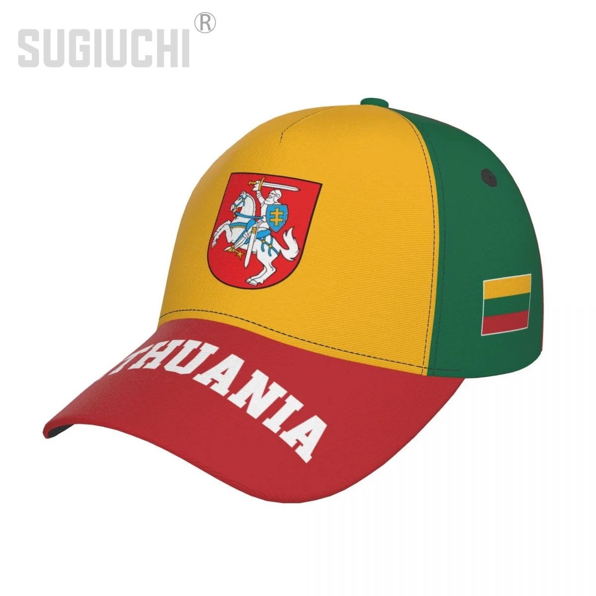 Unisex Lithuania Flag Lithuanian Adult Baseball Cap Patriotic Hat for Baseball Soccer Fans Men Women