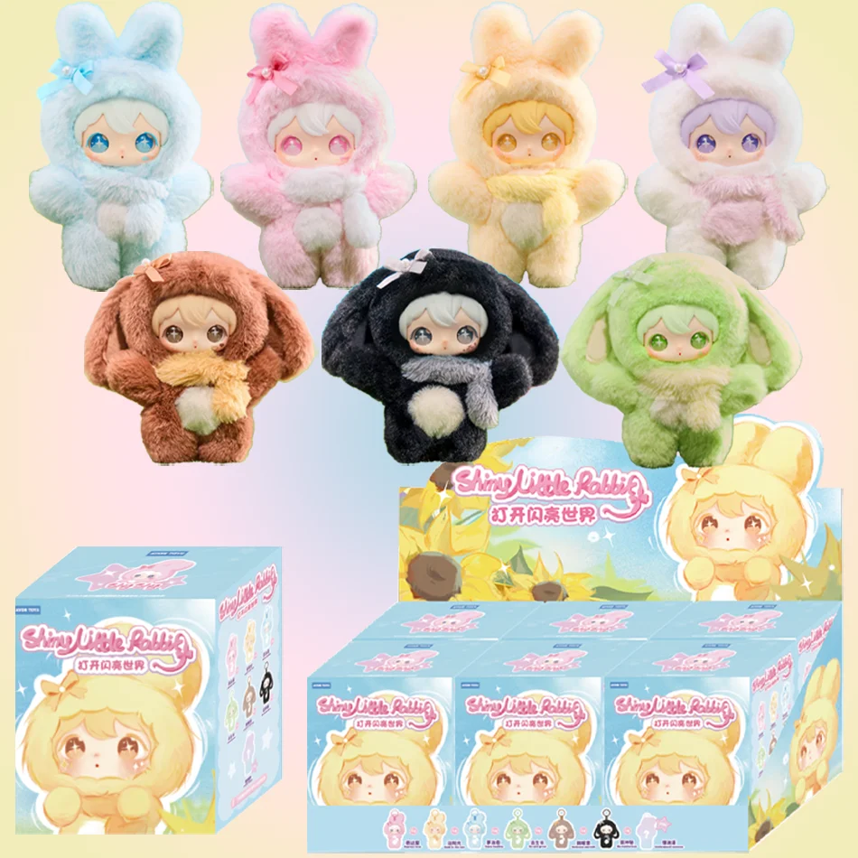 

Новый виниловый брелок для ключей Shyshy Rabbit Sparkle Open The Shining World Series, подвеска на рюкзак и подарок