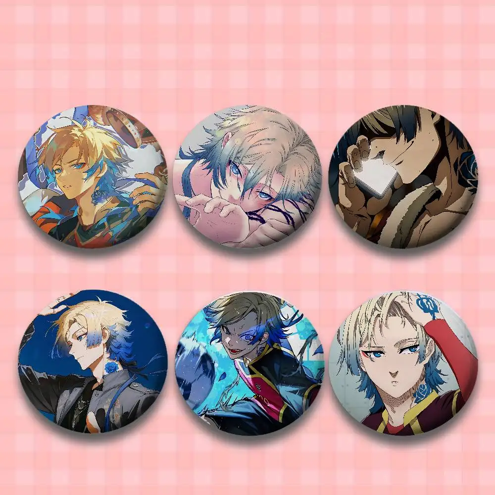Süße M-Michael Kaiser Abzeichen Weißblech Soft Button Pin Brosche Metall Abzeichen Custom Schmuck Zubehör Hut Tasche Revers