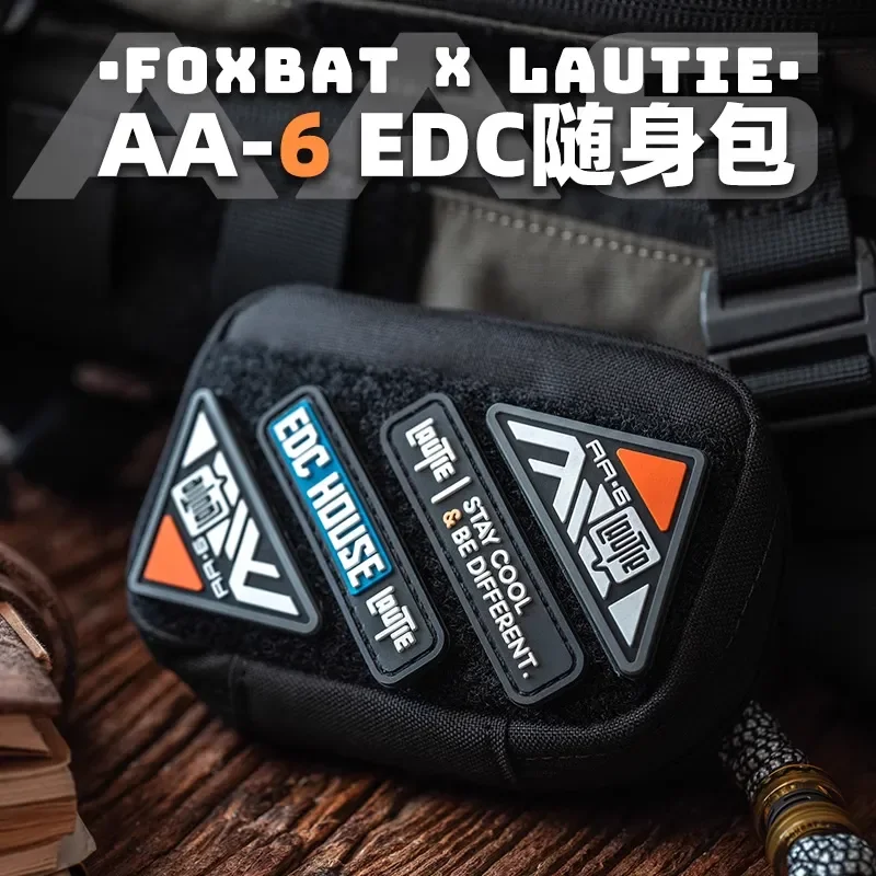 

FOXBAT&LAUTIE EDC FOXBAT&LAUTIE Co-branded AA6 Domino EDC Toy Carry on Bag Velcro Sub Bag Small Bag