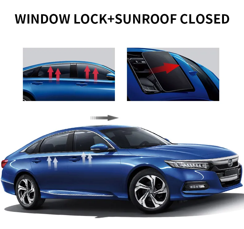 Car Auto Window Closer Open Sunroof Closer Gear Lock Module For Honda Civic 2016-2026 Plug and Play