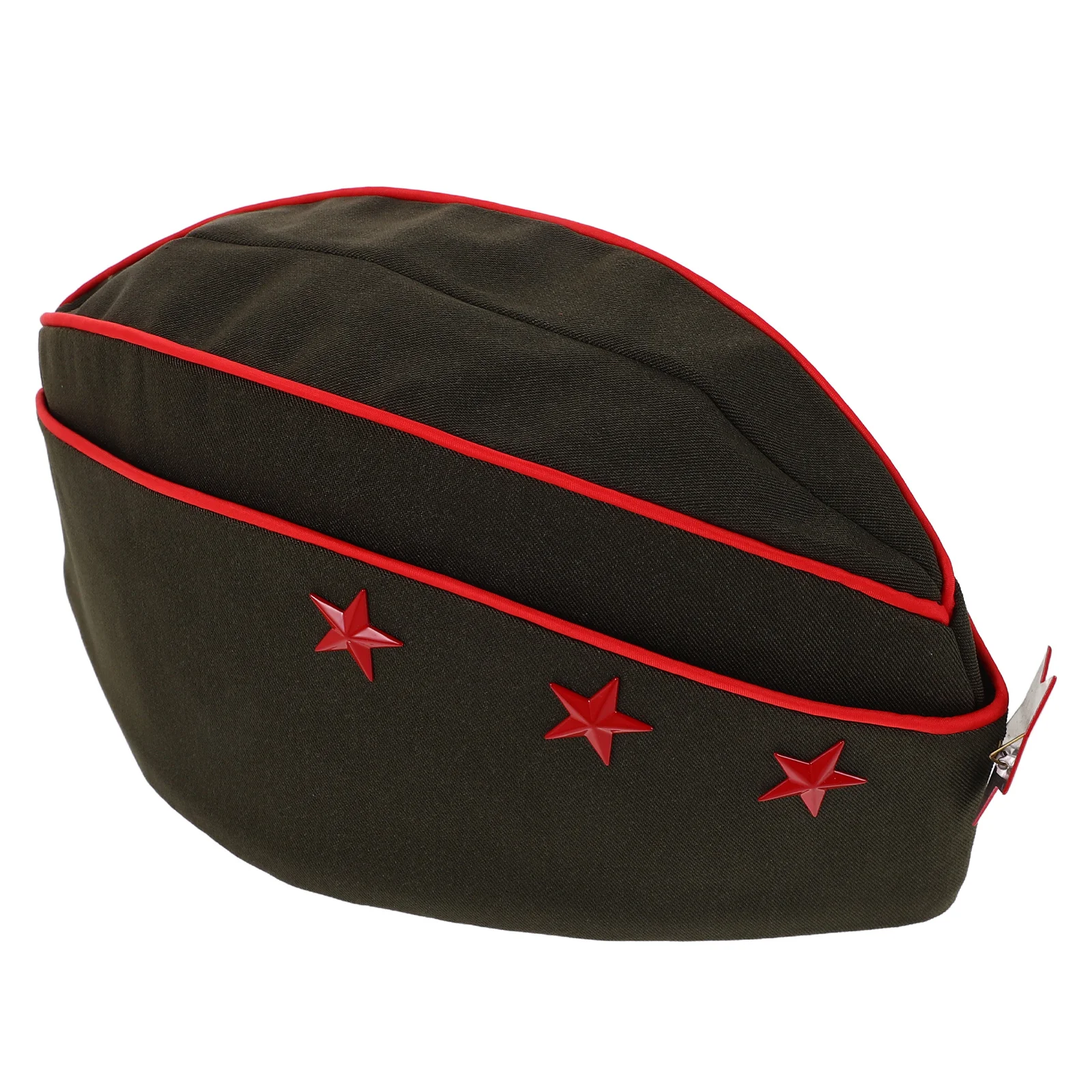 

Russian Sailor Dance Cap Hard Edge Boat Hat Navy Style Performance Costume Accessory Women Men Practice Competitions