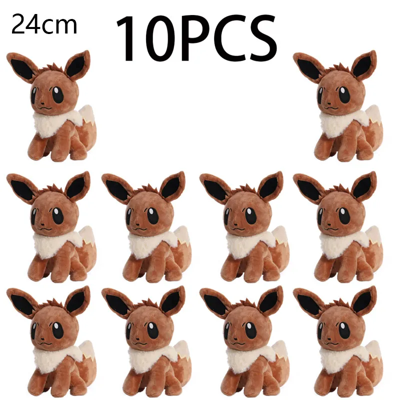 2025 20cm Pokemon Stuffed Plush Toys Kawaii Pikachu Raichu Jenny Turtle Anime Doll Kids Birthday Christmas Gift