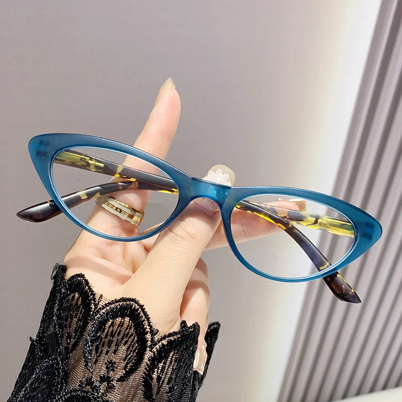 Cat Eye Presbyopia Glasses for Women Men Luxury Brand Anti Blue Light Far Sight Eyeglasses Optical Prescription Reading Eyewear