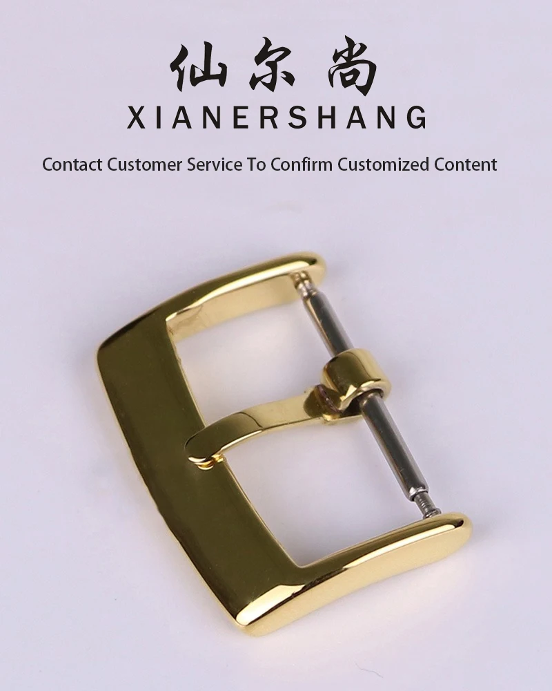 XIANERSHANG Men Custom R-olex Original Watch Clasp 12MM 14MM 16MM 18MM 20MM 316L Stainless Steel Pin Buckle Belt Needle Buckle