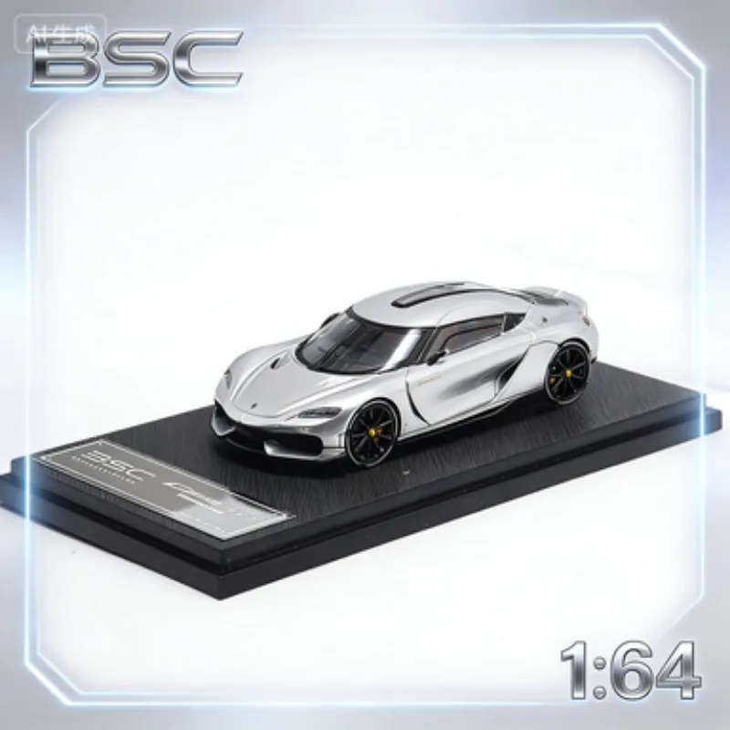 

Модель гоночного автомобиля BSC 1:64, литая из сплава, подарок для мальчиков, высококачественная статическая коллекционная модель для взрослых, праздничный подарок.