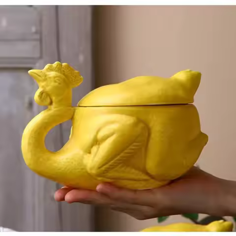 Salt Baked Chicken Cup Roast Chicken Mug Ceramic Cup Strangely Funny Cups Baked with Salt Mugs