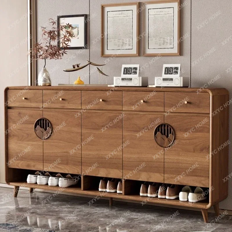 XXWooden Modern Shoe Cabinet Door Luxury Wood Storage Shoe Cabinet Organizers Balcony Muebles Para Hogar Hotel Furniture