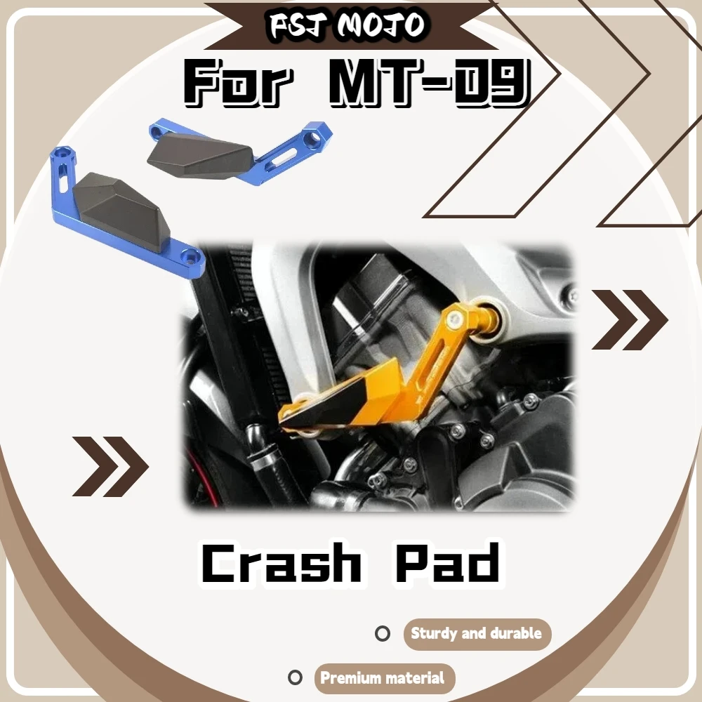 For MT09 Dedicated Engine Anti Fall Protection Pad Buffer Impact Avoid Engine Shell Scratch Riding Parts