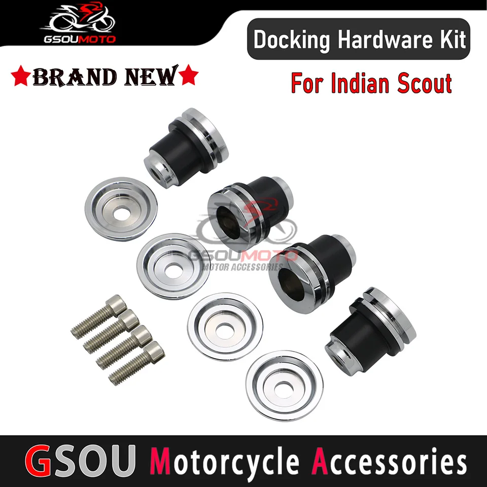 Fast Release Rack Docking Hardware Screw Sissy Bar Mounte Coil Kit For Indian Scout Sixty ABS Bobber Twenty 100th Anniversary