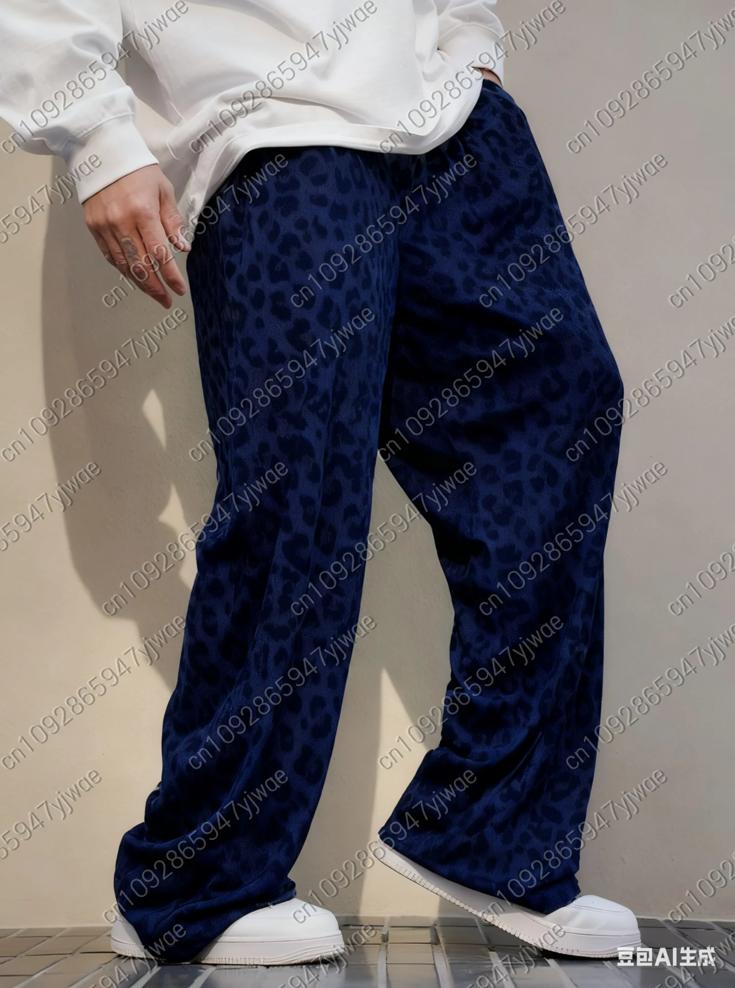 2025 new autumn  men Classic leopard print Pajamas adult Pants  Pajamas Pants Casual Daily Long Pants Men Women Pajamas Trouser