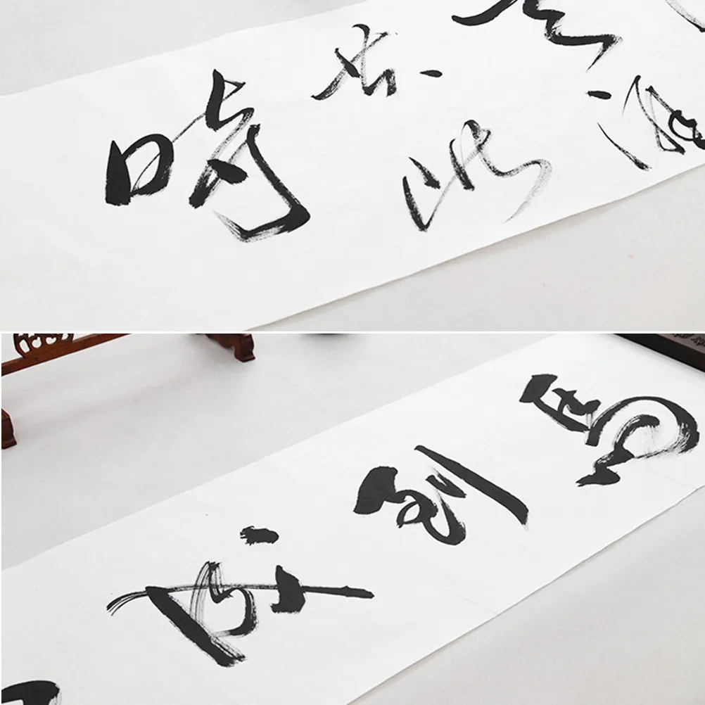 35Cm X 100M Premium Chinese Art Paper Calligraphy Painting Paper for Sumi Kanji Writing Hand Painting Lampshade Fan Craft Not