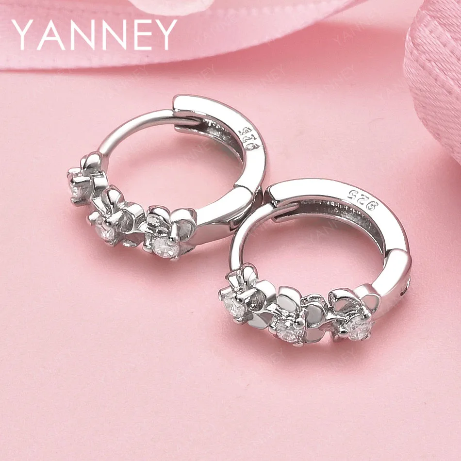 

Luxurious 925 Sterling Silver Exquisite Flower Earrings for Women, Charming Wedding Accessories, Party Gifts