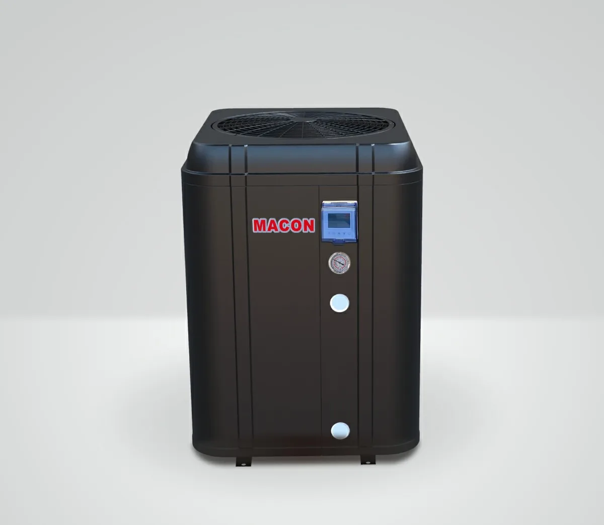 Macon 680000 BTU/h air to Water Heat Pump ABS Plastic Pool Heater R32 Pool Heating System Vertical Pool Heat Pump - view 3