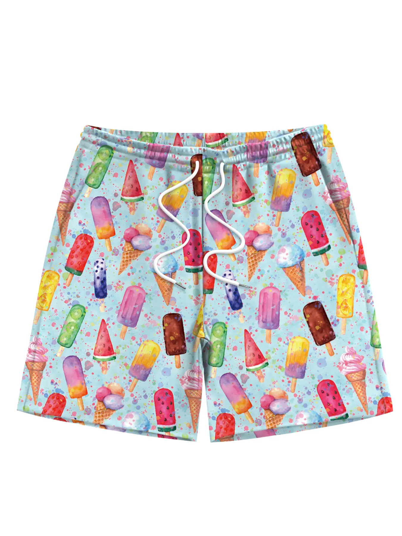 

2025 New Summer Best-Selling Men'S Beach Pants, Casual Quick Drying Surfing Pants Hawaiian Vacation Style High-Quality Shorts
