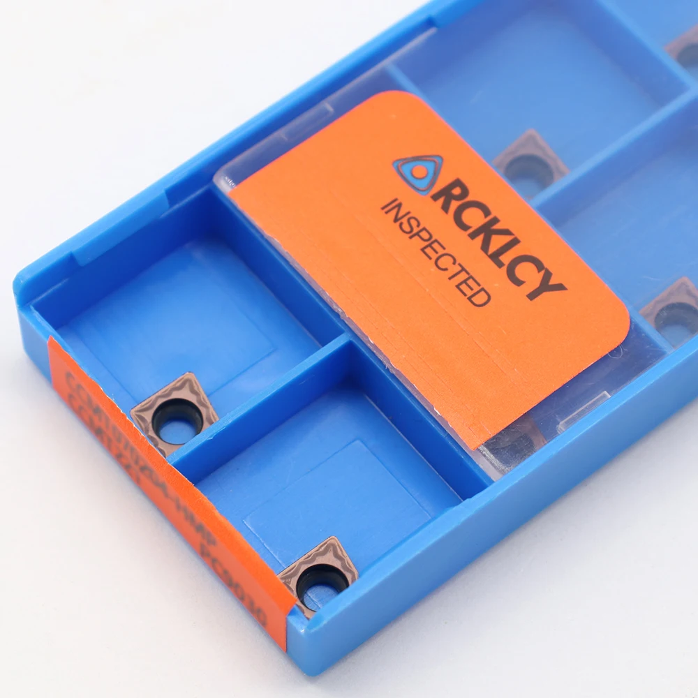 10 Uds CCMT060204 CCMT060208 HMP PC9030 insertos de carburo de alta calidad insertos de herramientas de torneado interno CNC herramienta de último