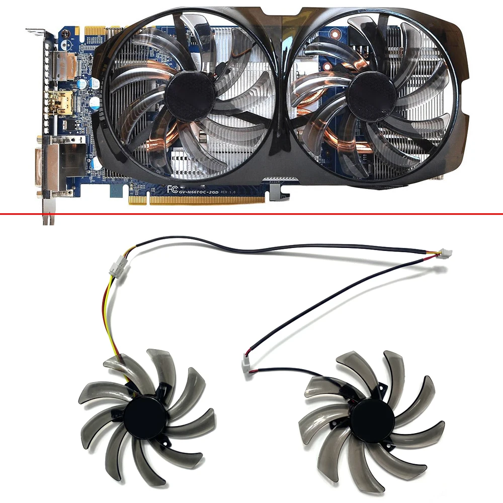 95MM 2PIN 3PIN PLD10010S12H T129215SM Cooler Fan Replacement For Gigabyte HD 7850 Radon R9 270 GTX 670 650 660Ti 550 Graphics