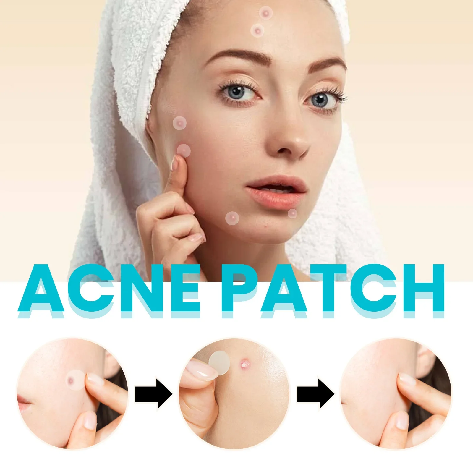 Parche de granos de acné impermeable, curativo, absorbente de imperfecciones, cubierta de máscara Facial, reparación de manchas, corrector de Control de aceite suave, cuidado de la piel