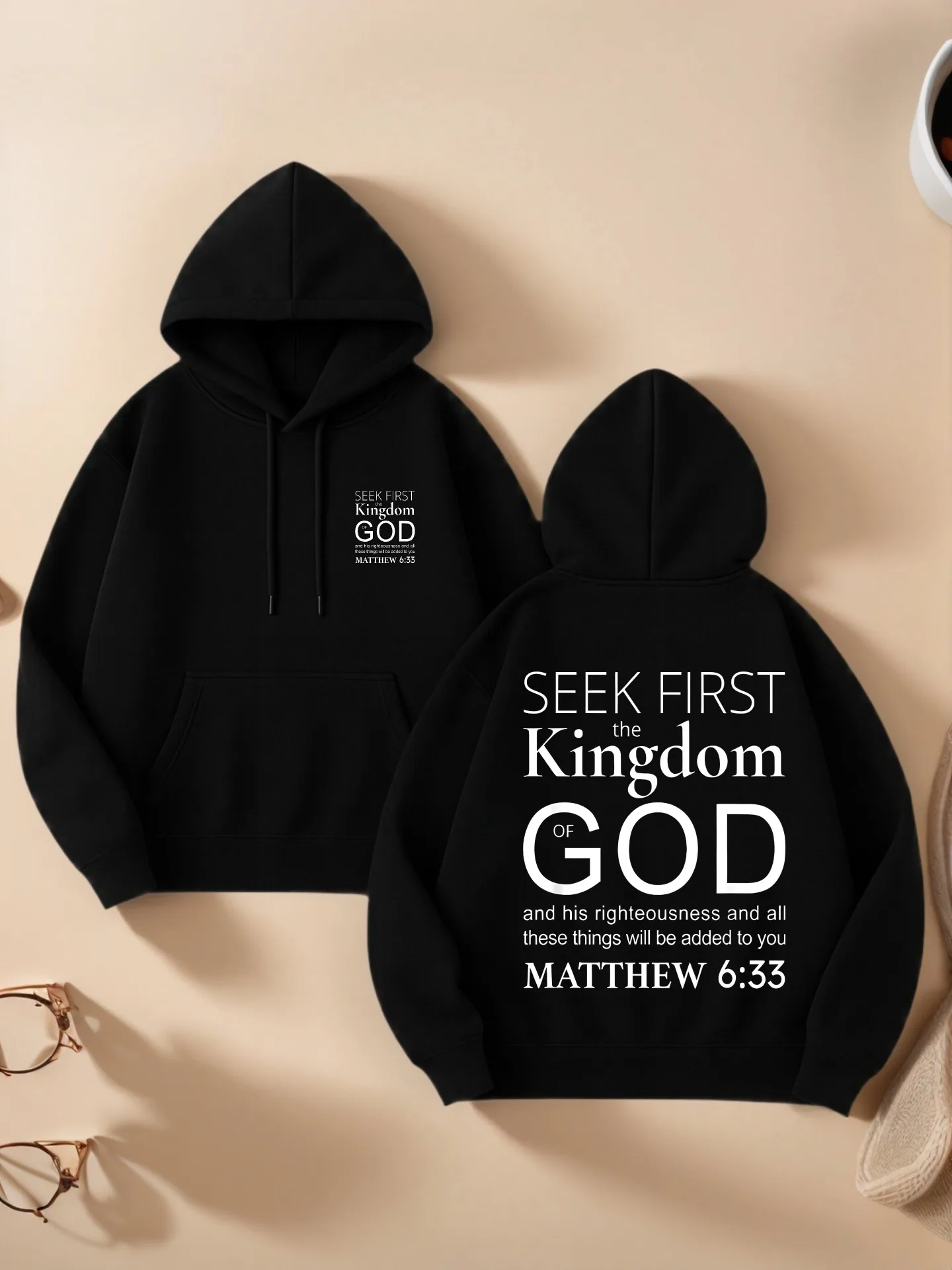 

Graphic Hoodie Women, Letter Print, Casual Aesthetic Design, Soft Fabric, Casual Everyday Wear, For Teens