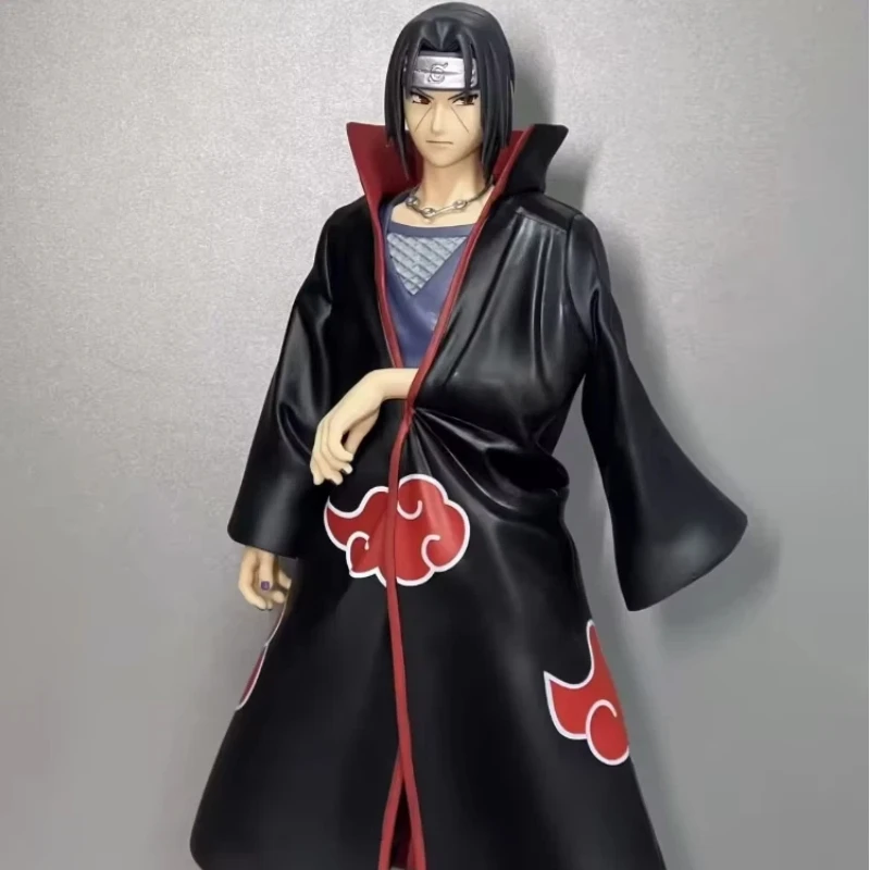 

Genuine Product Anime Naruto Shippuuden Uchiha Itachi Akatsuki Organization Gi Dress Up Model Toy Gift Collection Action Figure