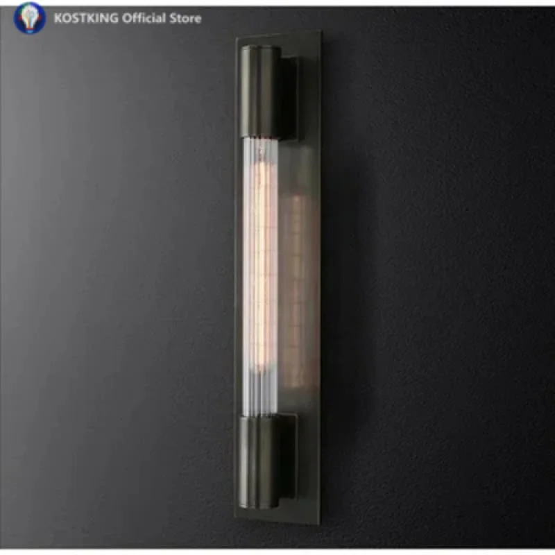 American Luxury Wall Lamp LED Bedroom Closet Decorative Sconce Copper / Chrome / Black Retro Interior Decorative Lighting