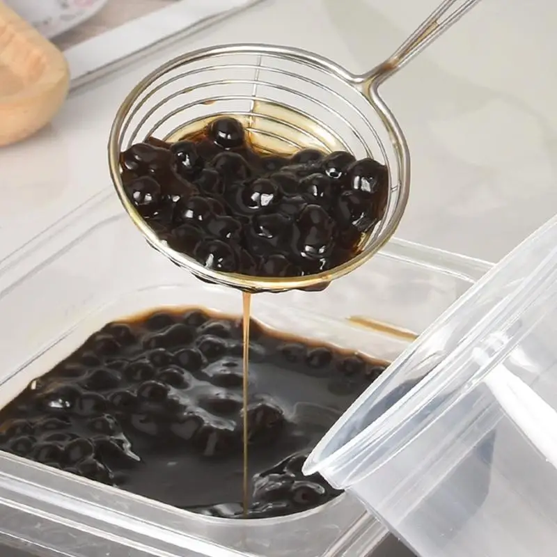 

1pc Multi-Function Spider Strainer with Long Handle Stainless Steel Fine Mesh Skimmer Spoon for Cooking and Noodle Straining