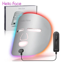 Hello Face M500 Wireless Near-Infrared Light and Red Light Therapy Facial Mask Professional Ultra-light Mask