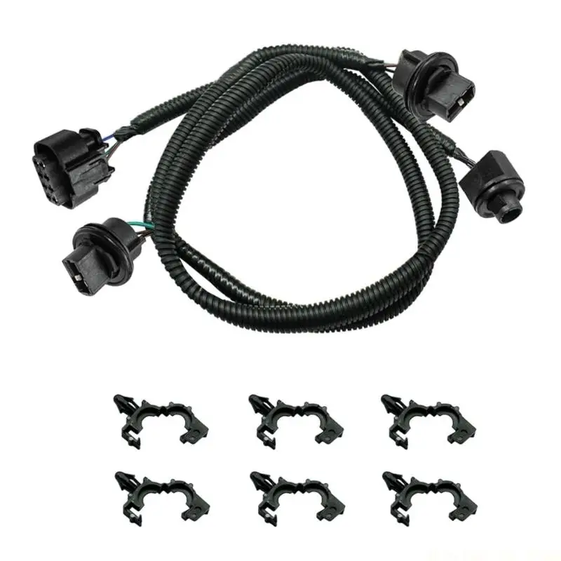 J0MA Plug And Play Passenger Side Tail Light Wiring Harness Socket Easy Install For 1500 2500HD 3500HD Trucks SUVs 22869169