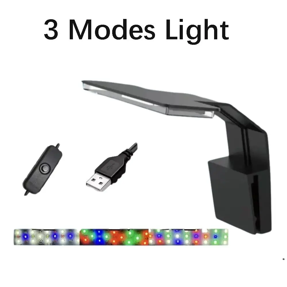 

Ultra Bright LED Mini Clip on Small Aquarium Plant Light Full Spectrum LED Light White Red Blue Green LED (excluding Adapter)