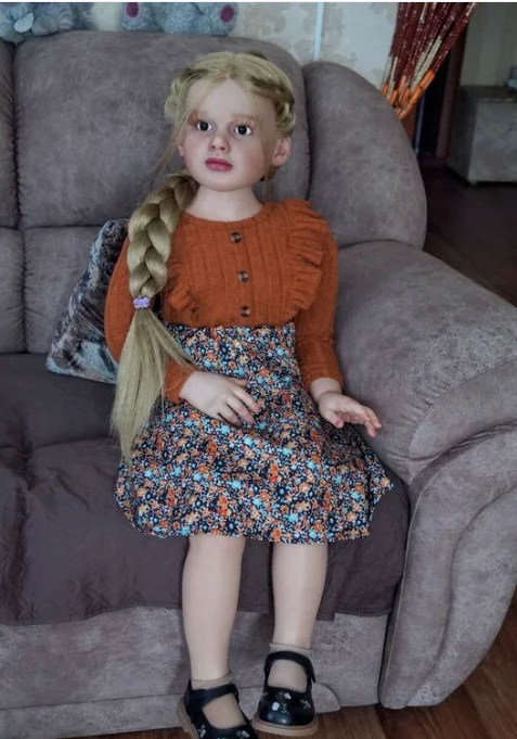 

DLS 47inches Reborn Doll Huge Girl Gabriella Sold Out Edition Elegent Little Lady Painted Finished