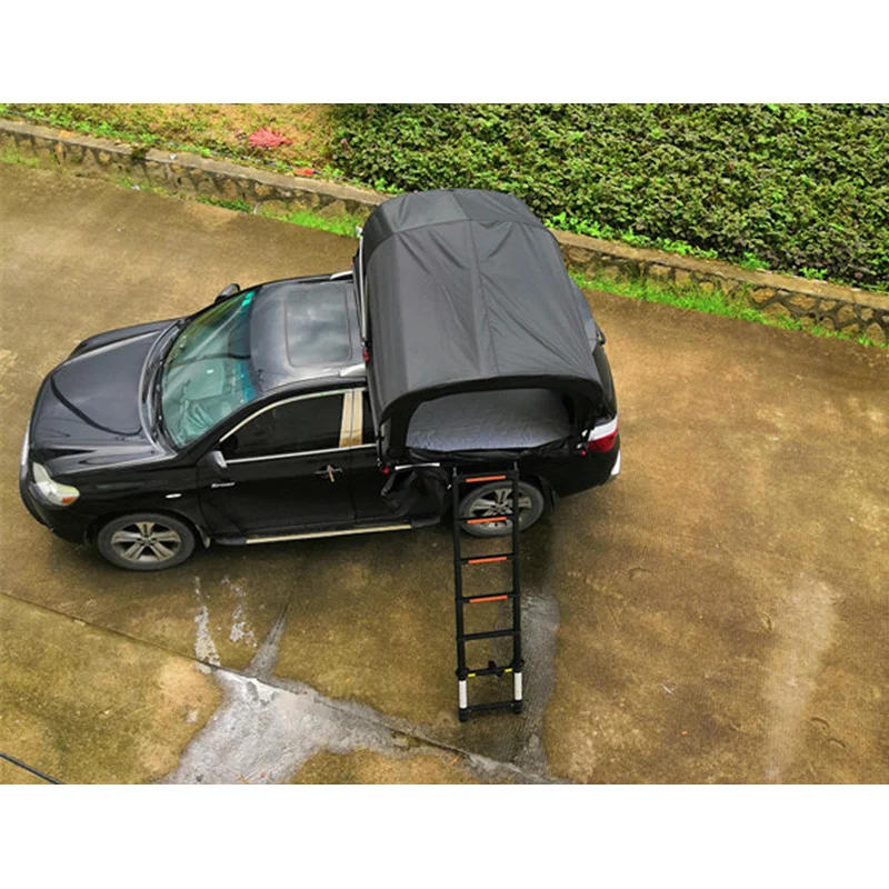 Auto Parts Compact Soft Shell Rooftop Tent 600D Heavy Duty Waterproof Quick Setup for SUV Off-Road Camping